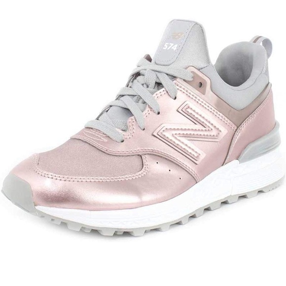 new balance 574 rosa gold